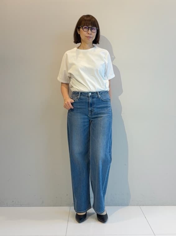 murayamaさんの「INDIVI｜【洗える／メッシュ素材／SETUP可能】半袖シアージャケット」を使ったコーディネート