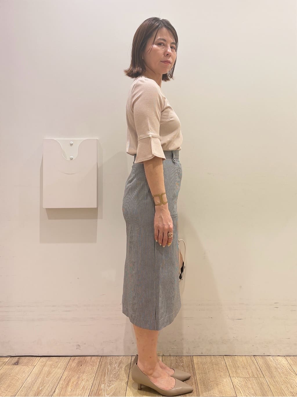 YUKOさんの「index｜クロスオーバルメタルリング」を使ったコーディネート
