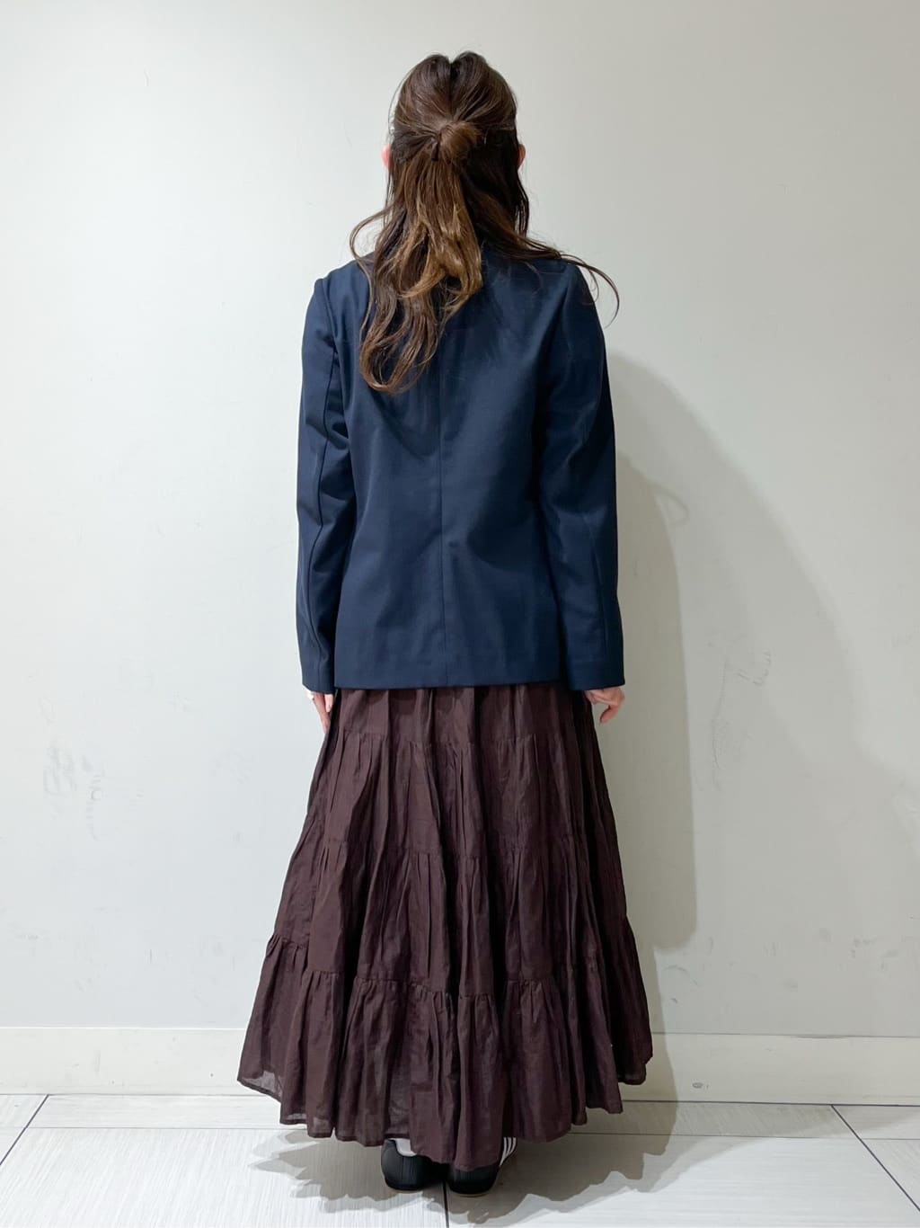 じゅんさんの「DRESSTERIOR｜【セットアップ可/吸水速乾/ウォッシャブル】リネンブレンドオックスダブルジャケット」を使ったコーディネート