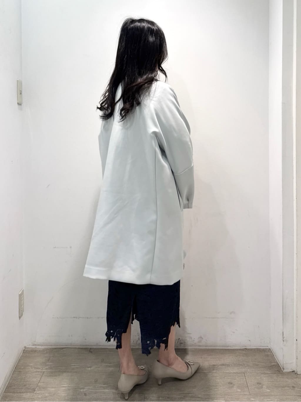 yuicciさんの「OPAQUE.CLIP｜フォルムスリーブミドルコート【洗濯機OK】」を使ったコーディネート