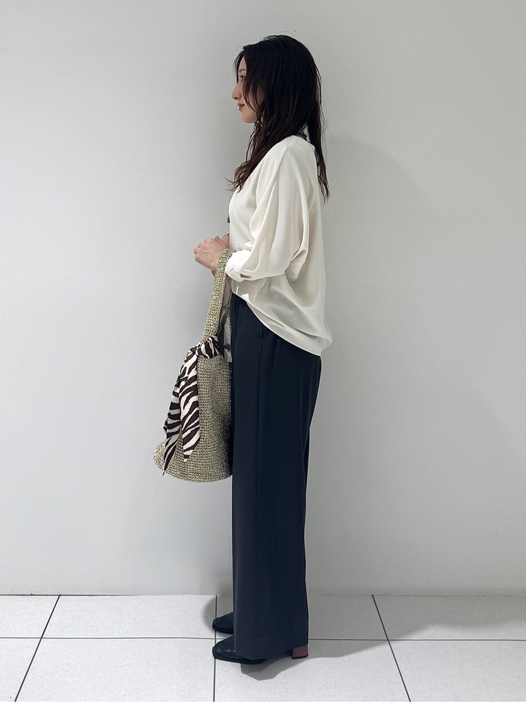 そんさんの「INDIVI｜【接触冷感／透湿／着る日傘】ドルマントップス」を使ったコーディネート