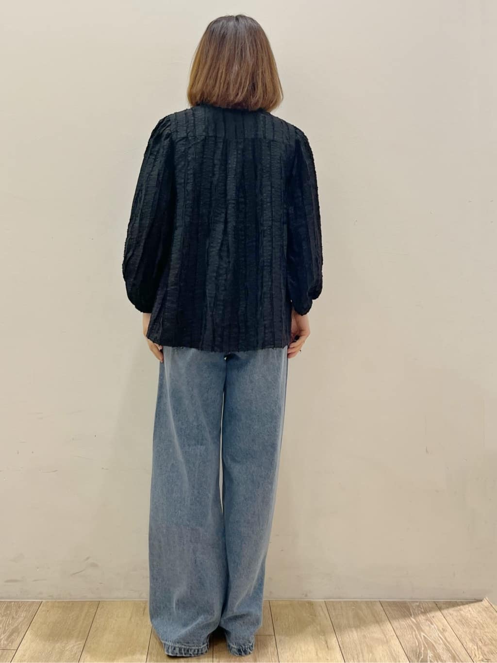 kcさんの「OPAQUE.CLIP｜フリンジジャカードブラウス【洗濯機OK】」を使ったコーディネート