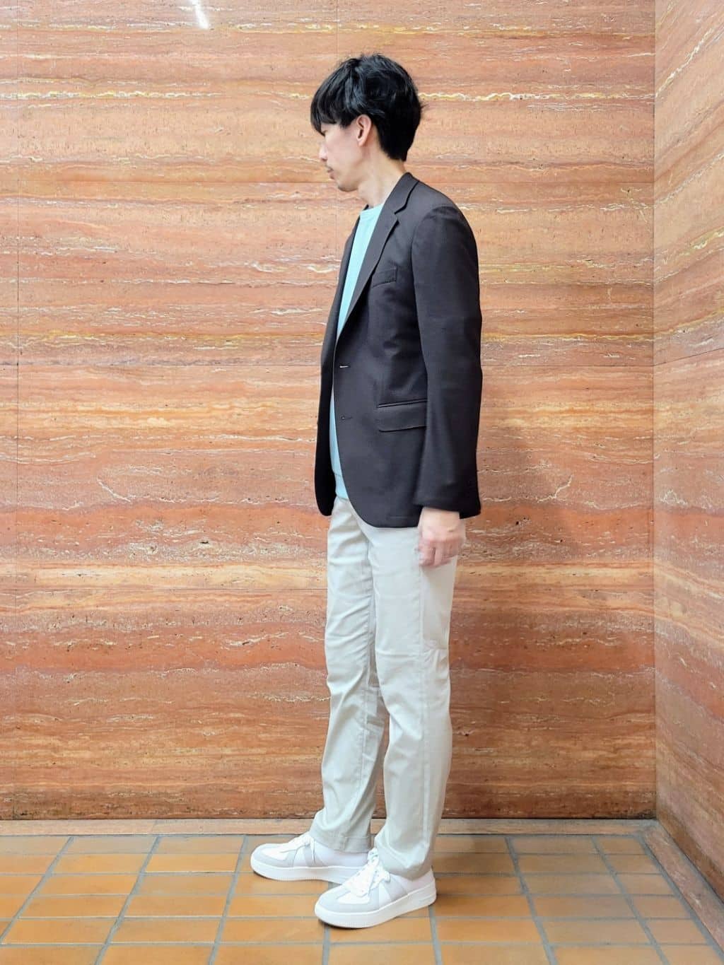 piroyaさんの「TAKEO KIKUCHI｜【接触冷感】アイスクリアコットン Tシャツ」を使ったコーディネート