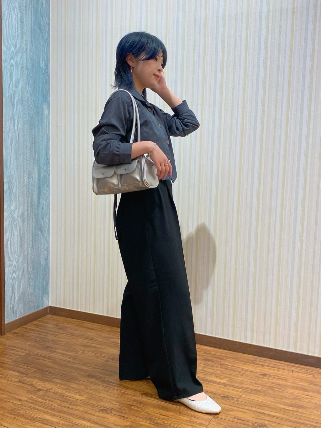 ayaさんの「SHOO･LA･RUE｜フラップポケット横長ボストンバッグ」を使ったコーディネート