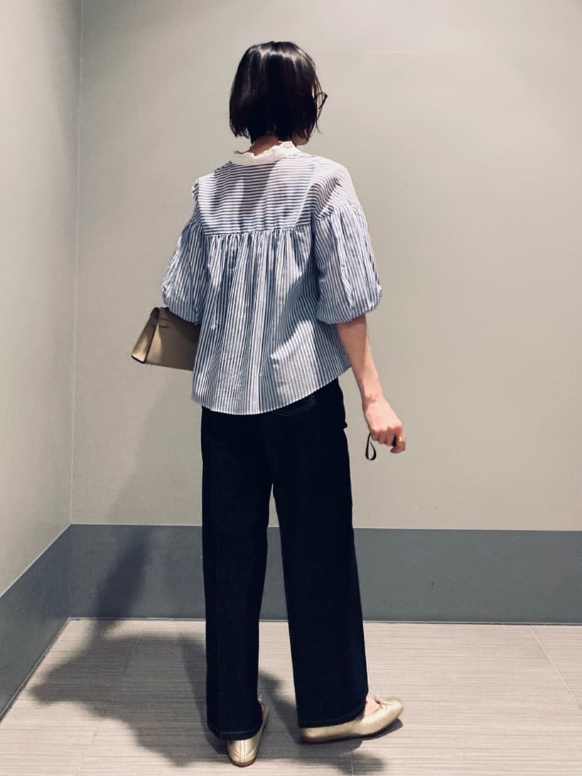 Furuさんの「DRESSTERIOR｜【otonaMUSE5月号掲載/ウォッシャブル】ロンドンストライプクレリックブラウス」を使ったコーディネート