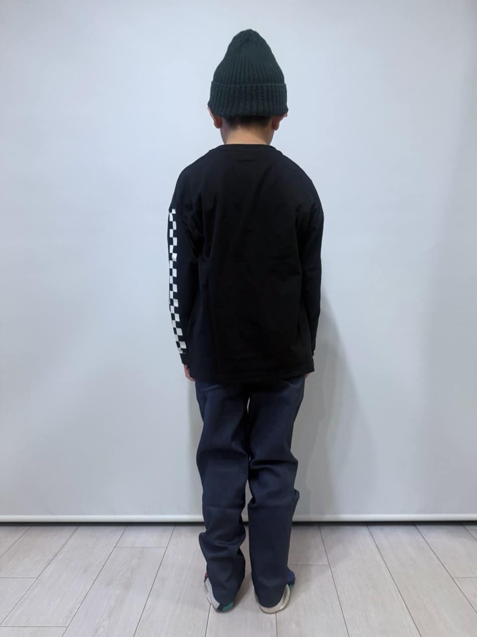 chさんの「THE SHOP TK｜【110-160】長袖プリントアソートT」を使ったコーディネート