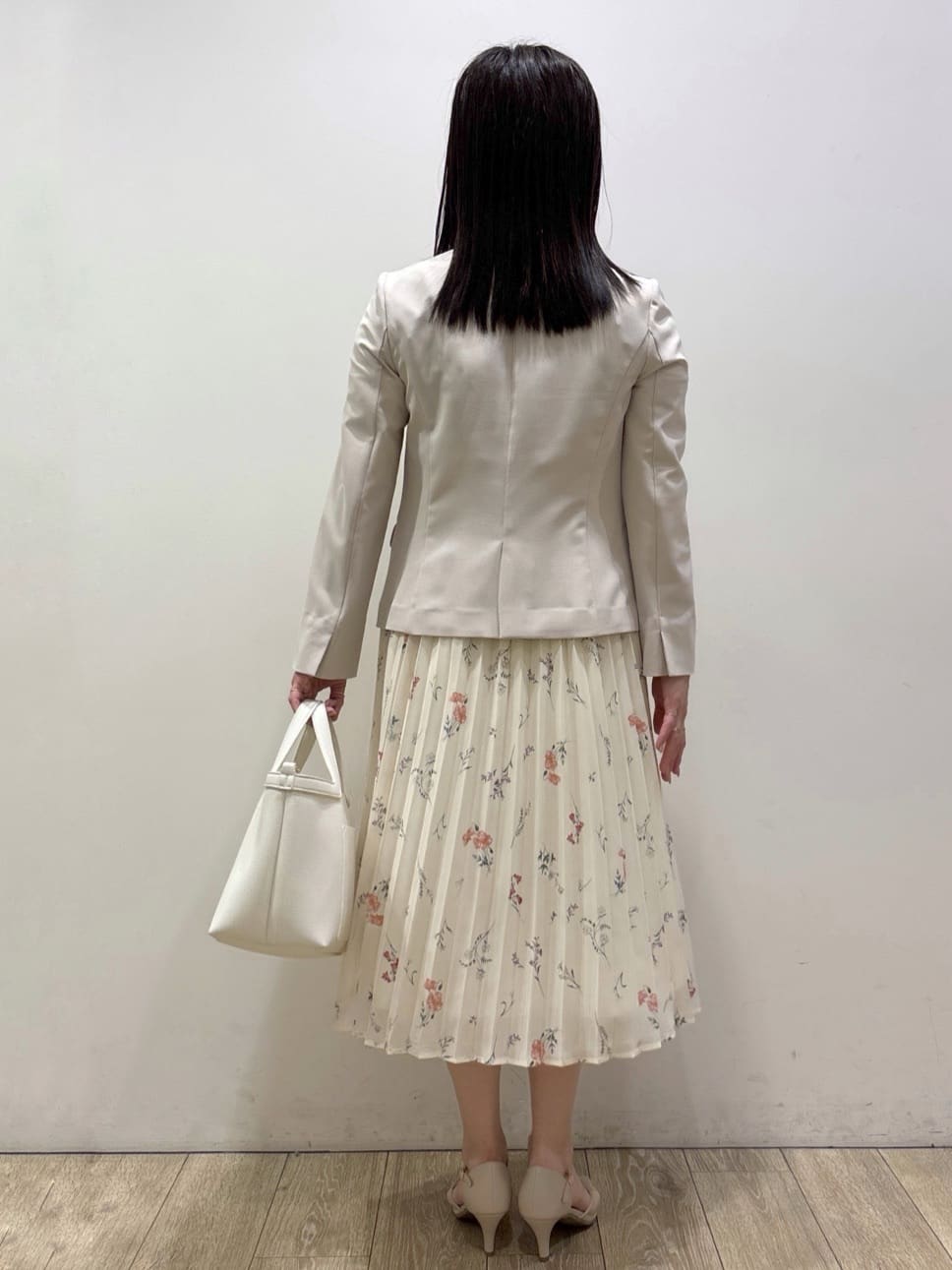 mameさんの「index｜【接触冷感／吸水速乾】ノーカラージャケット／セットアップ対応可《洗える／防シワ／ストレッチ》」を使ったコーディネート