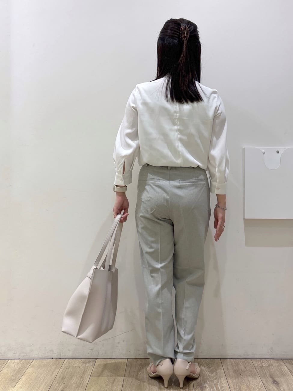 mameさんの「index｜【接触冷感／吸水速乾】ノーカラージャケット／セットアップ対応可《洗える／防シワ／ストレッチ》」を使ったコーディネート