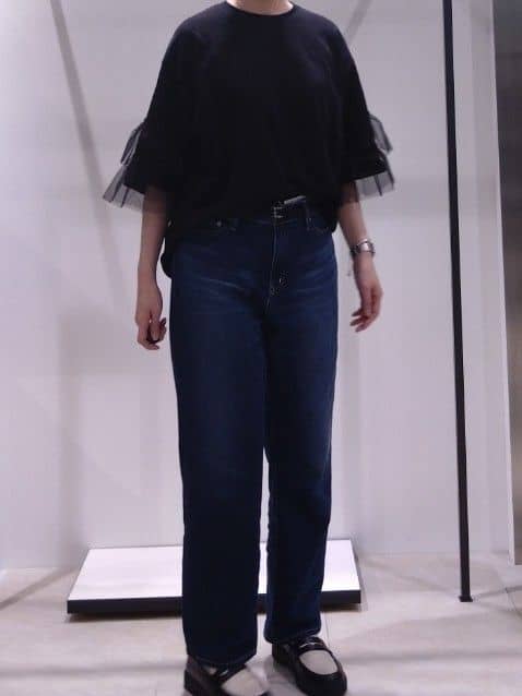 まちこさんの「UNTITLED｜【新色追加/人気デニム】MAKE&times;DENIMスリムストレート」を使ったコーディネート