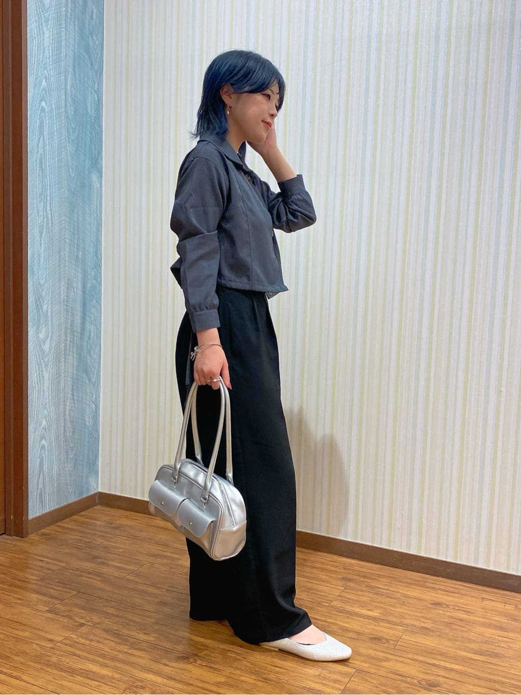 ayaさんの「SHOO･LA･RUE｜フラップポケット横長ボストンバッグ」を使ったコーディネート