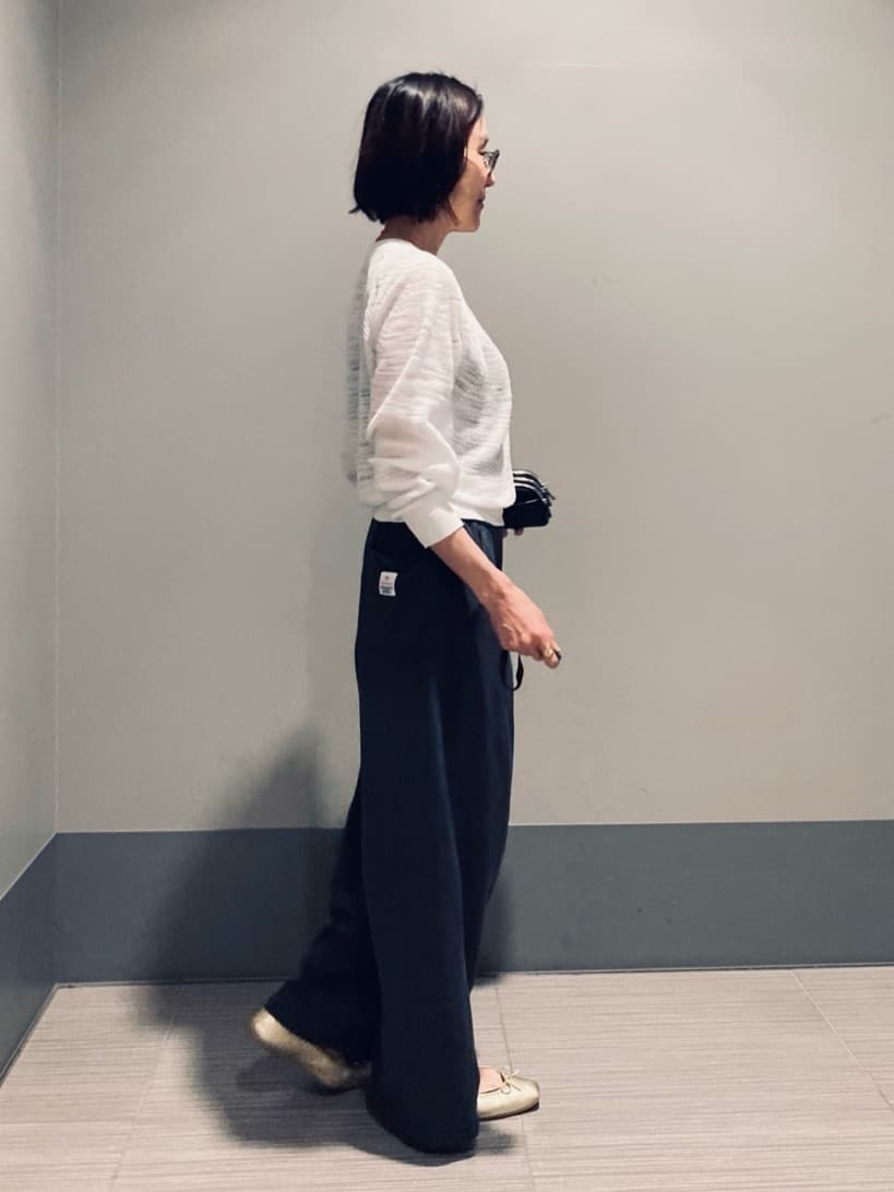 Furuさんの「DRESSTERIOR｜◆【セットアップ可】フレンチテリー ワイドパンツ」を使ったコーディネート