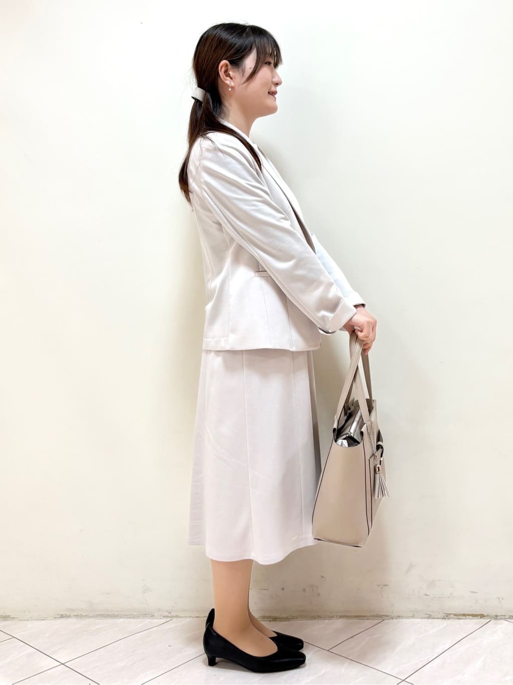 mikiさんの「Reflect｜【SS-4Lサイズ／UVカット／接触冷感】匠ジャケット／ベーシックテーラード」を使ったコーディネート