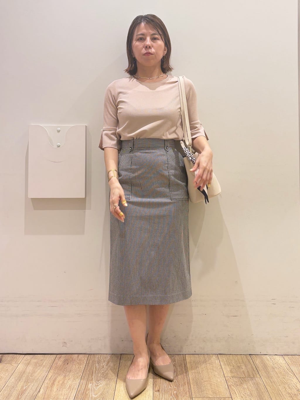 YUKOさんの「index｜クロスオーバルメタルリング」を使ったコーディネート