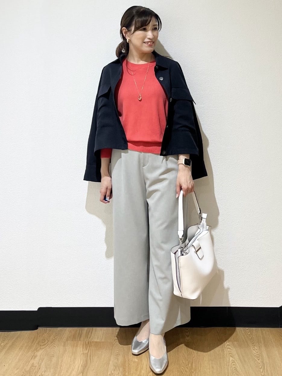 ayaさんの「Reflect｜リネンライクシャツブルゾン」を使ったコーディネート
