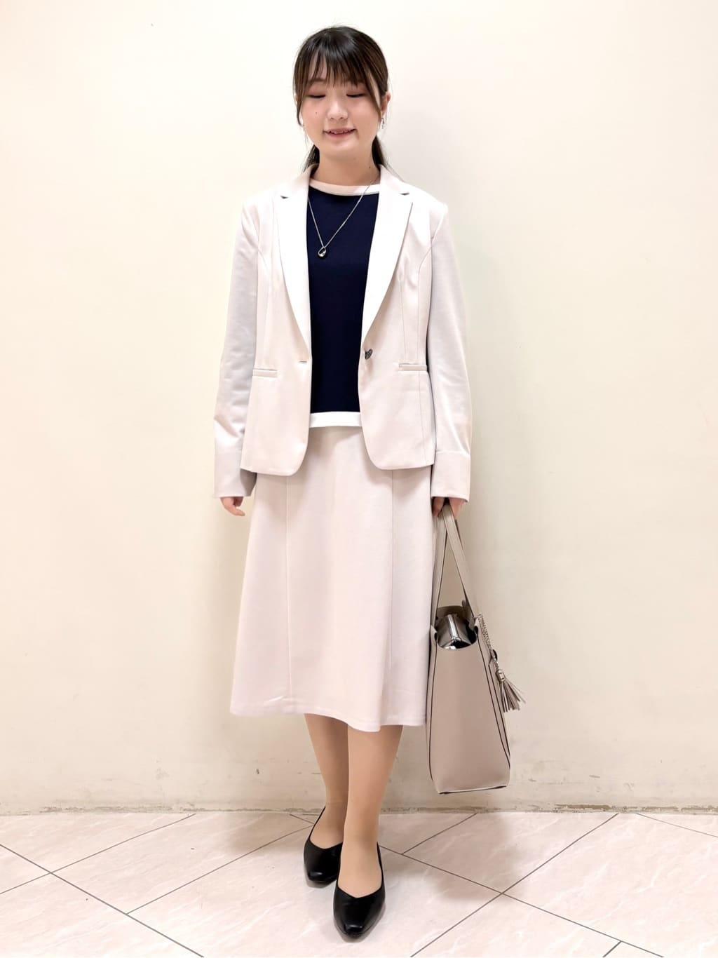 mikiさんの「Reflect｜【SS-4Lサイズ／UVカット／接触冷感】匠ジャケット／ベーシックテーラード」を使ったコーディネート