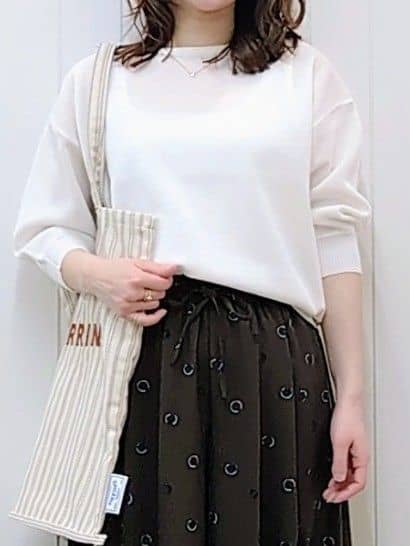 itoさんの「Dessin｜【洗える】シアーリラックスニット」を使ったコーディネート