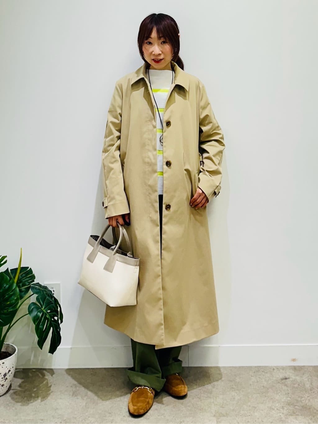 Miwaさんの「UNTITLED｜【コットン100/洗える】サテンベイカーパンツ」を使ったコーディネート
