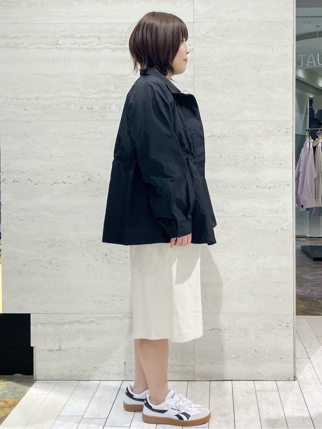 FUKAさんの「OPAQUE.CLIP｜撥水スタンドZIPブルゾン【洗濯機OK／UVケア／花粉対応】」を使ったコーディネート