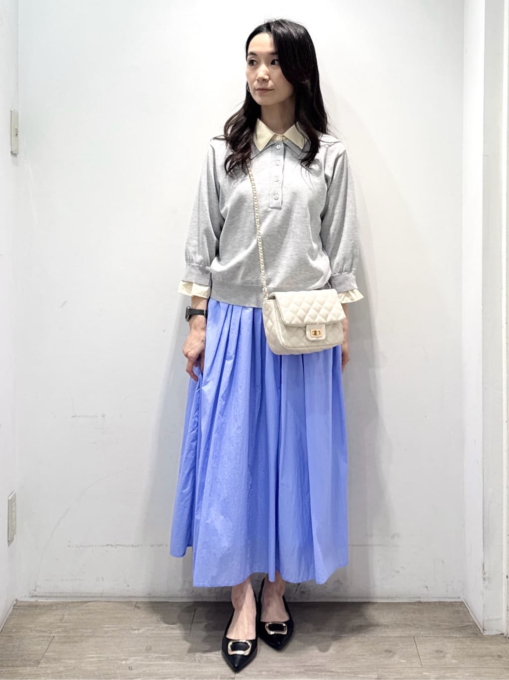yuicciさんの「OPAQUE.CLIP｜【UV／接触冷感】ダブルブレストジャケット《防シワ加工／洗える》」を使ったコーディネート