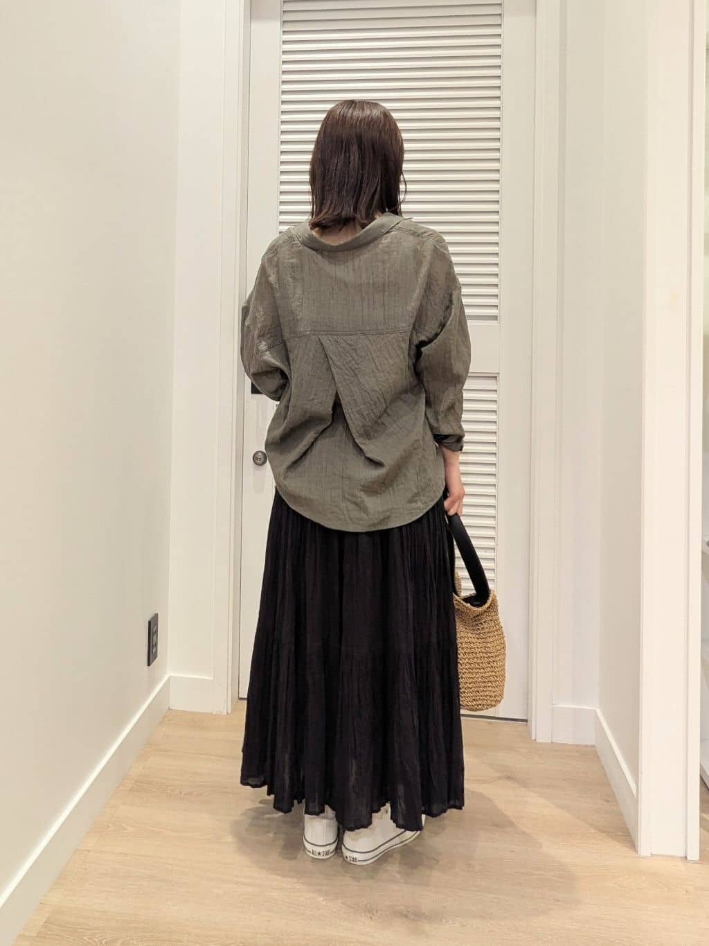 enさんの「Dessin｜【洗える】シアーカラーシャツ」を使ったコーディネート