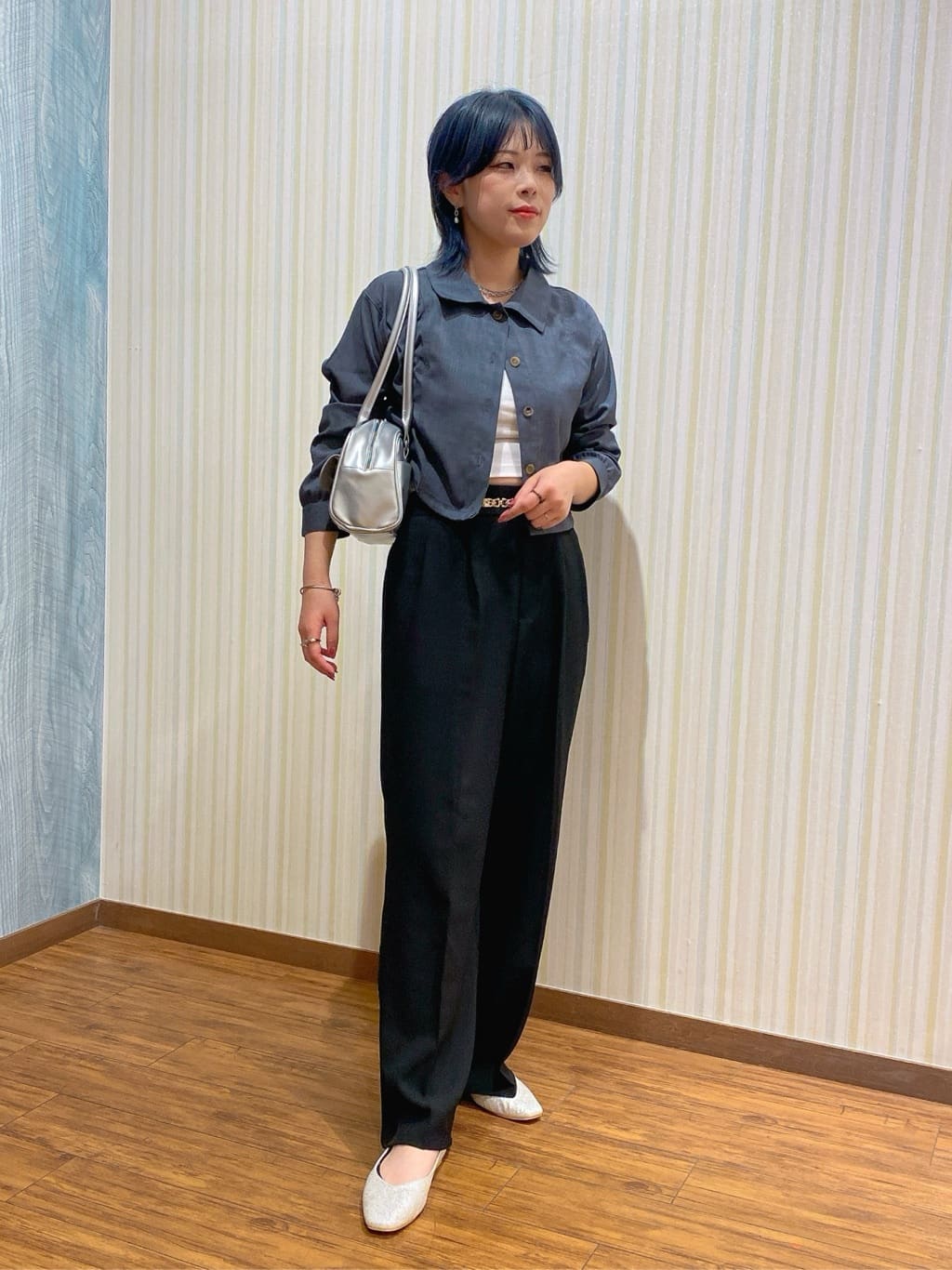 ayaさんの「SHOO･LA･RUE｜フラップポケット横長ボストンバッグ」を使ったコーディネート