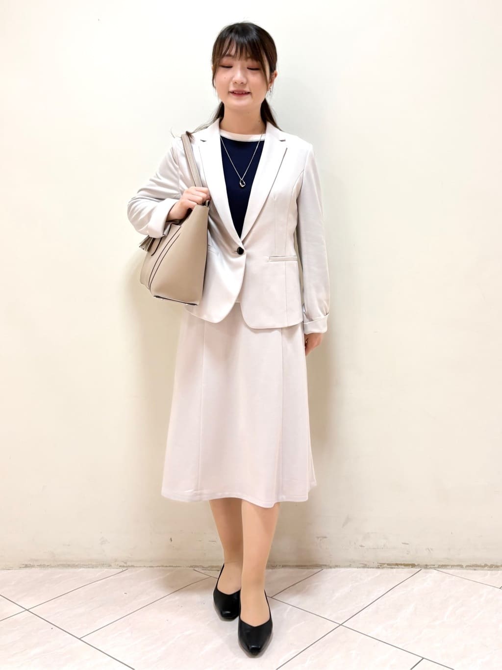 mikiさんの「Reflect｜【SS-4Lサイズ／UVカット／接触冷感】匠ジャケット／ベーシックテーラード」を使ったコーディネート