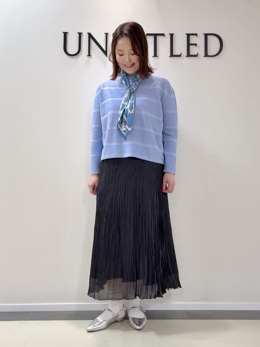 YUIさんの「UNTITLED｜【定番人気/はっ水/洗える】タスランショートトレンチコート」を使ったコーディネート