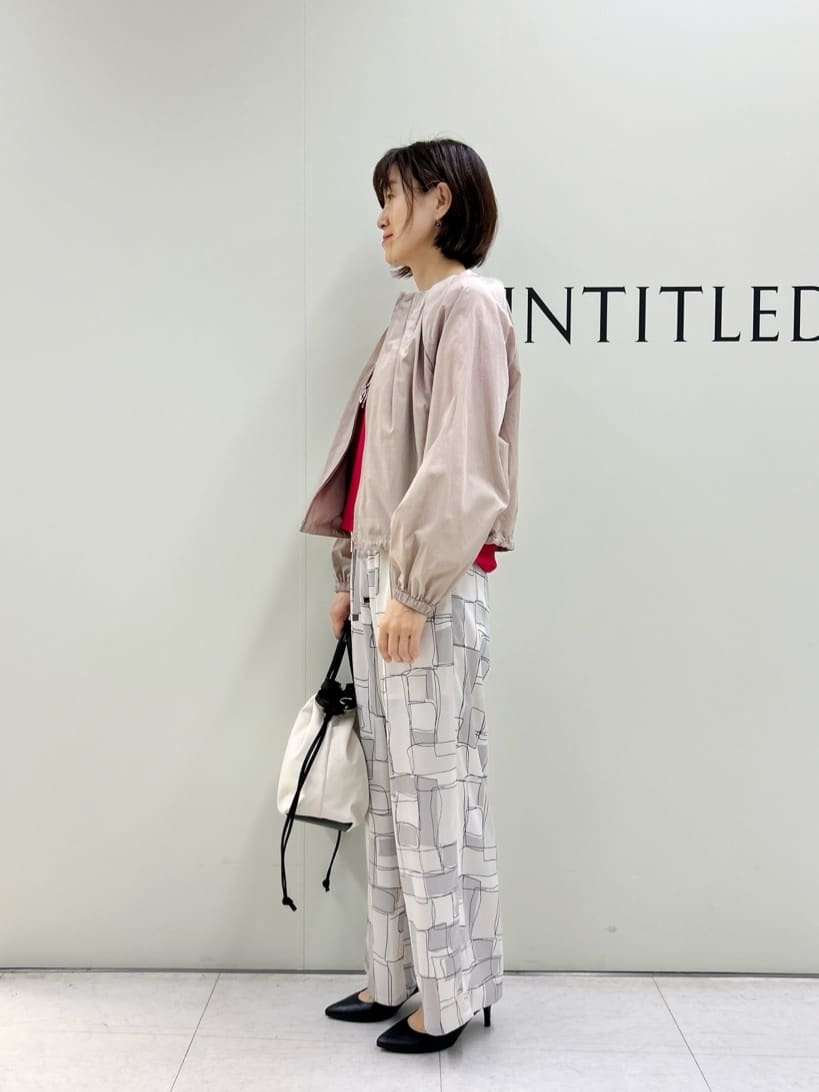Mikiさんの「UNTITLED｜【11色展開/体型カバー】前後2WAYフレンチスリーブニット」を使ったコーディネート