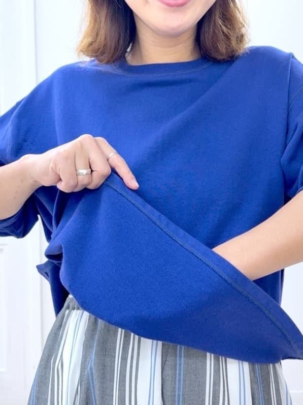 Osawaさんの「Dessin｜【360度可愛い】バックヘンリーカットソー5分袖」を使ったコーディネート