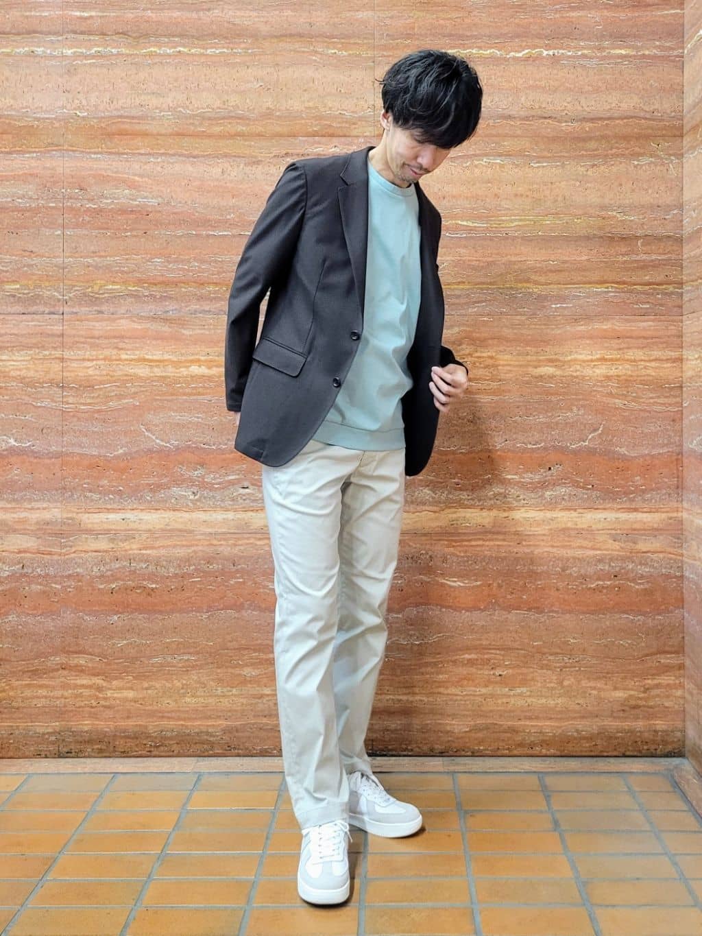 piroyaさんの「TAKEO KIKUCHI｜【接触冷感】アイスクリアコットン Tシャツ」を使ったコーディネート