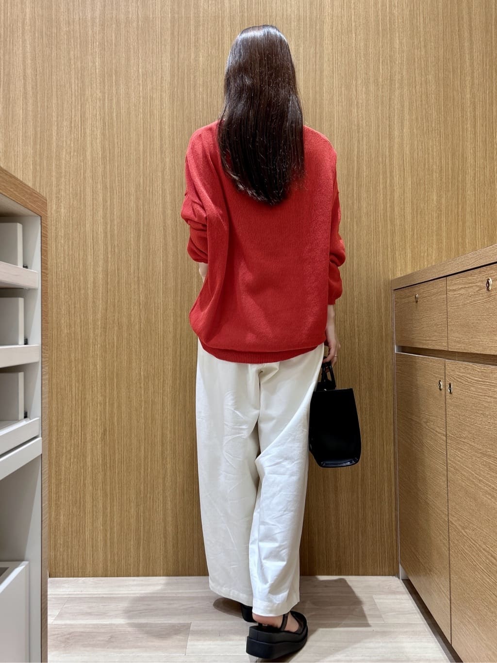 maiさんの「OPAQUE.CLIP｜麻混リラクシーニット【洗濯機OK】」を使ったコーディネート