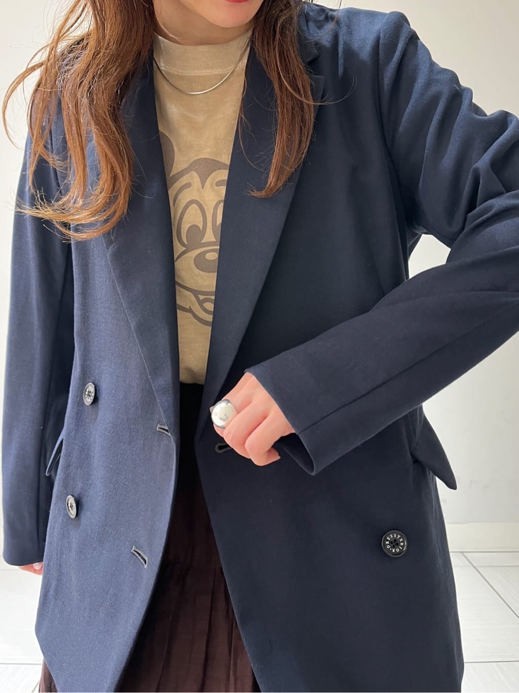 じゅんさんの「DRESSTERIOR｜【セットアップ可/吸水速乾/ウォッシャブル】リネンブレンドオックスダブルジャケット」を使ったコーディネート