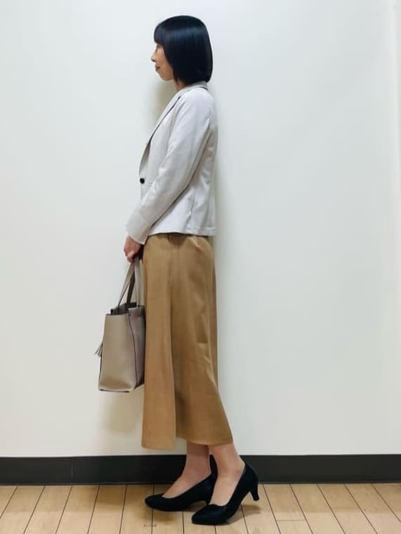 Riiさんの「Reflect｜【SS-4Lサイズ／UVカット／接触冷感】匠ジャケット／ベーシックテーラード」を使ったコーディネート