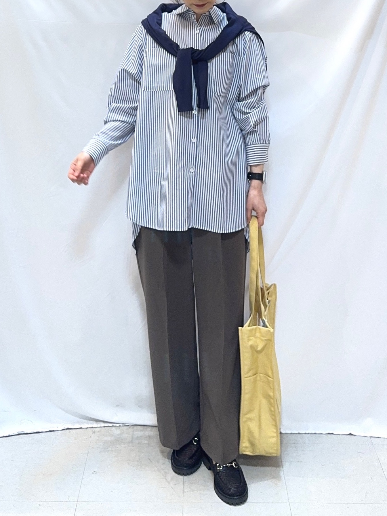 𝐇𝐢𝐫𝐨𝐦𝐢さんの「SHOO･LA･RUE｜メッシュローファー」を使ったコーディネート