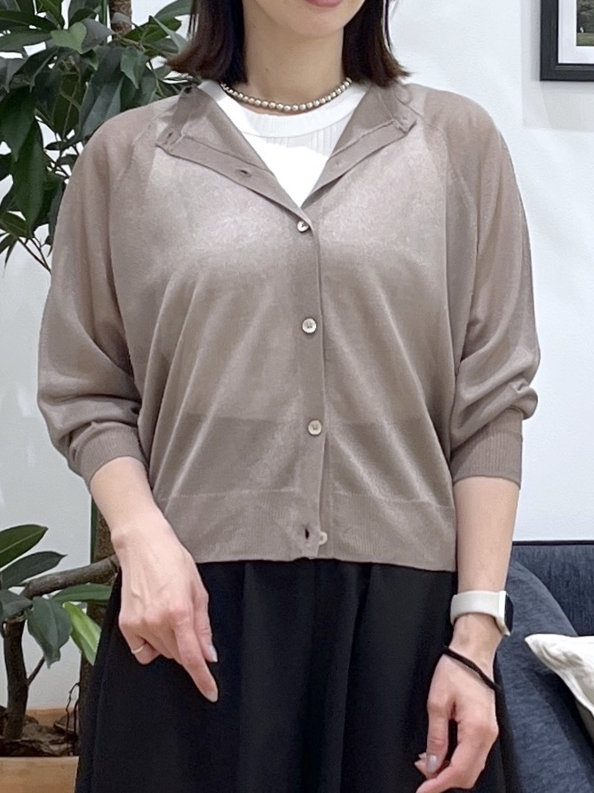 canaさんの「Dessin｜お守りカーディガン -ウォッシャブル-」を使ったコーディネート