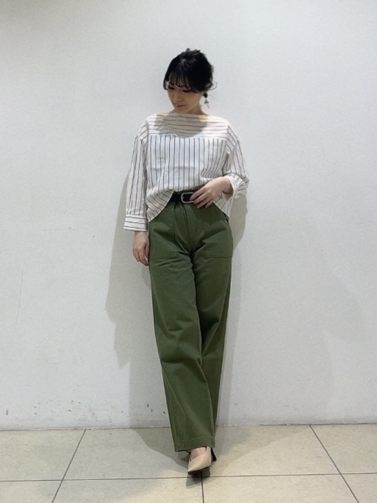 watanabeさんの「UNTITLED｜◆【洗える/6分袖】ボートネックブラウス」を使ったコーディネート