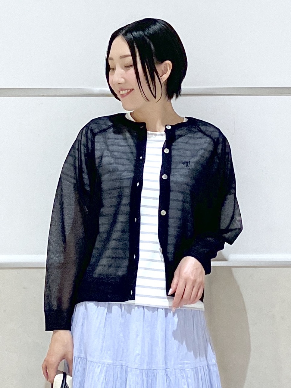eriko さんの「Dessin｜お守りカーディガン -ウォッシャブル-」を使ったコーディネート