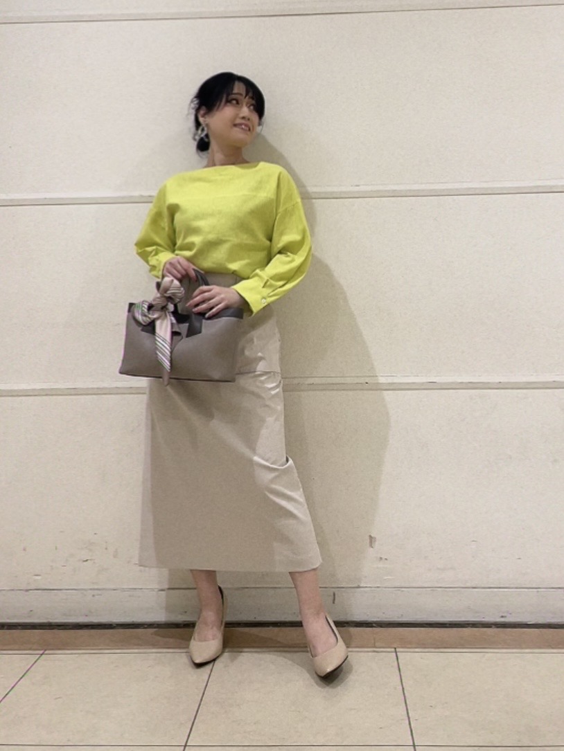 watanabeさんの「UNTITLED｜◆【洗える/6分袖】ボートネックブラウス」を使ったコーディネート