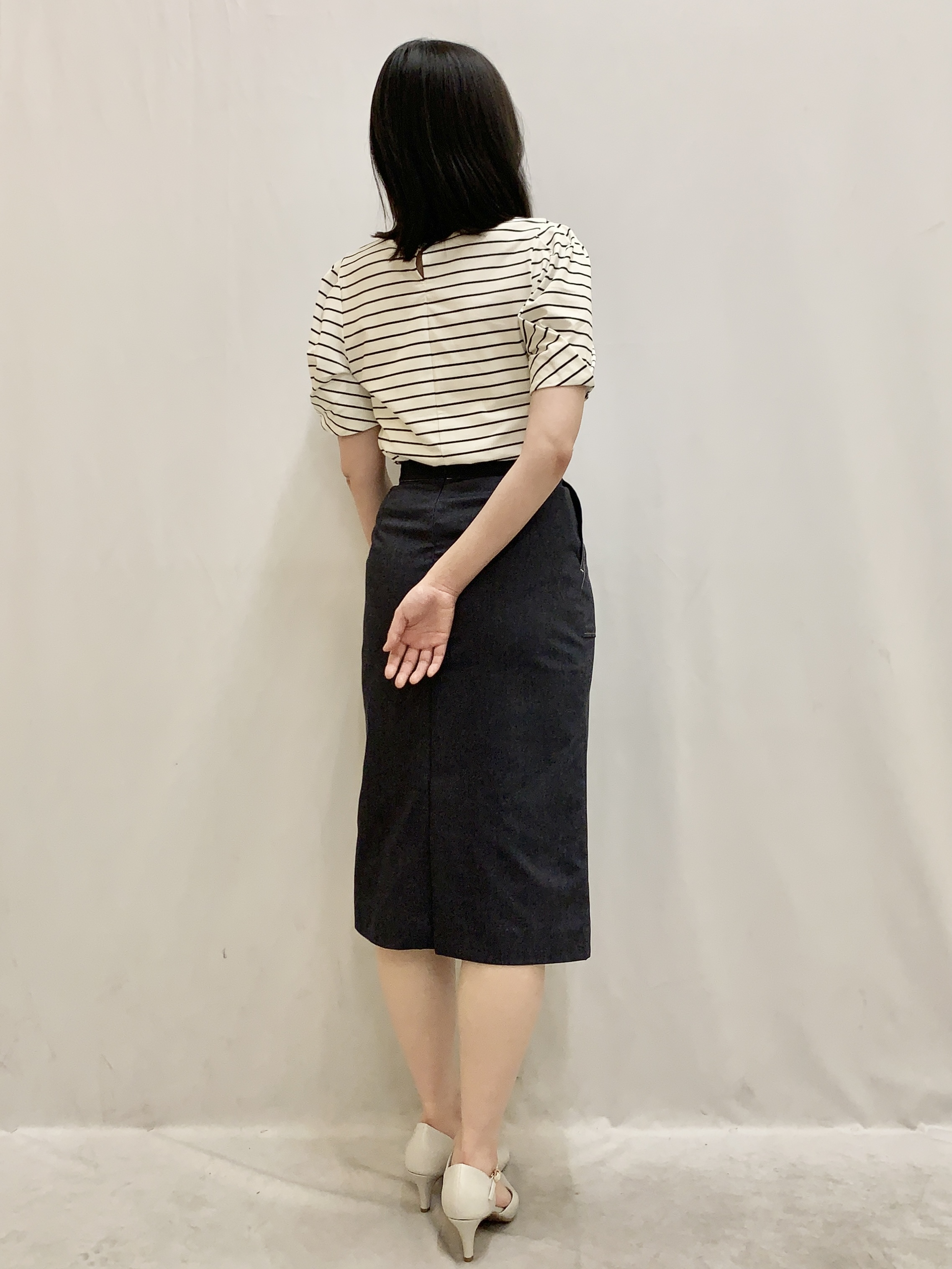 kasumiさんの「index｜【UVケア／接触冷感】ベアタックスリーブトップス《吸水速乾／透け防止／洗濯機OK／6col》」を使ったコーディネート