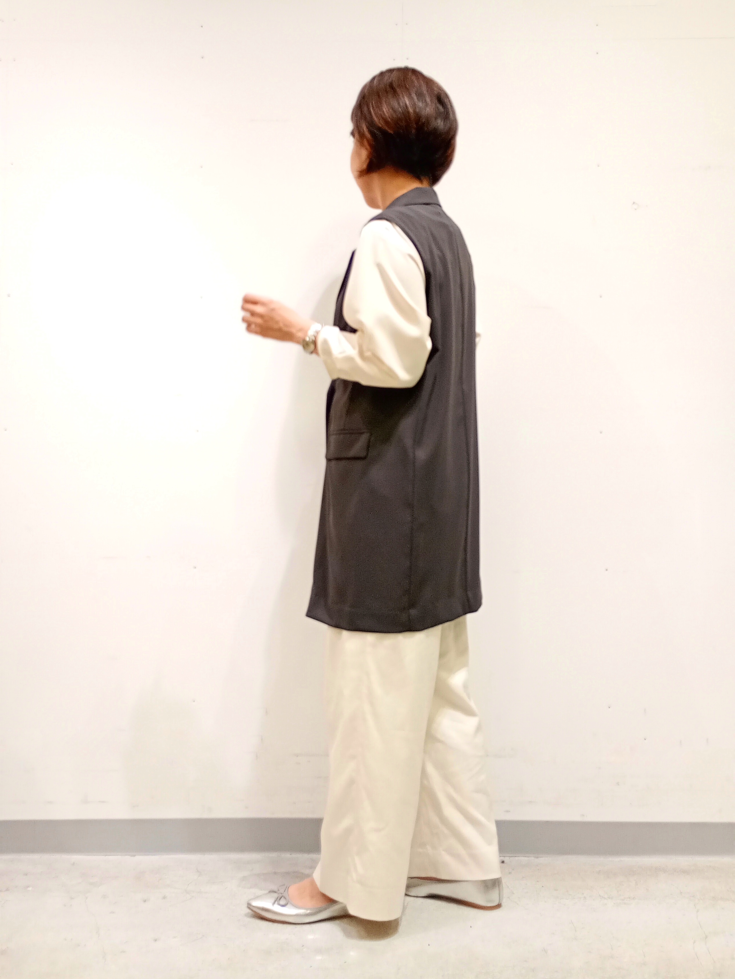 Kさんの「INDIVI｜【接触冷感／透湿／着る日傘】ドルマントップス」を使ったコーディネート