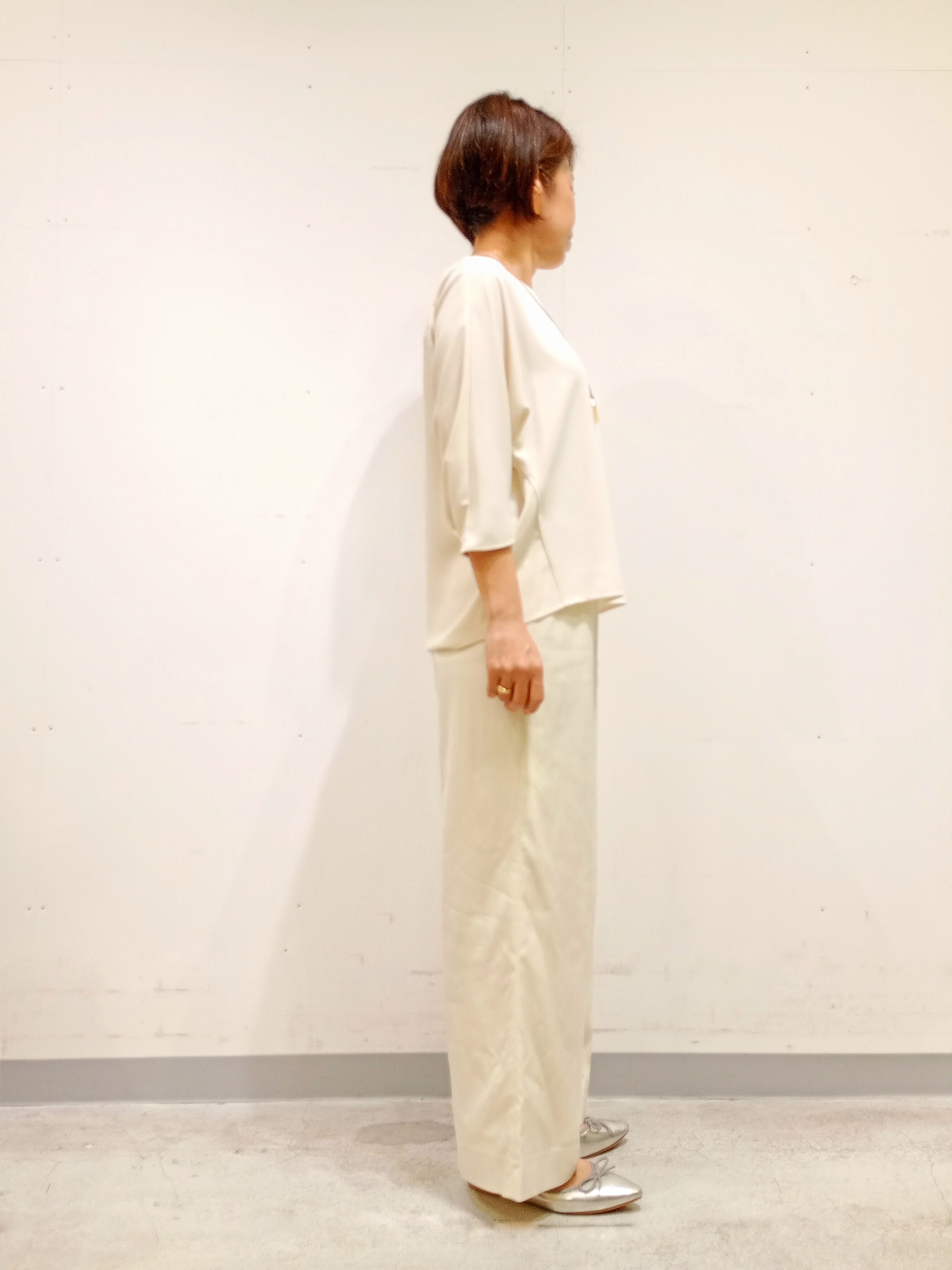 Kさんの「INDIVI｜【接触冷感／透湿／着る日傘】ドルマントップス」を使ったコーディネート