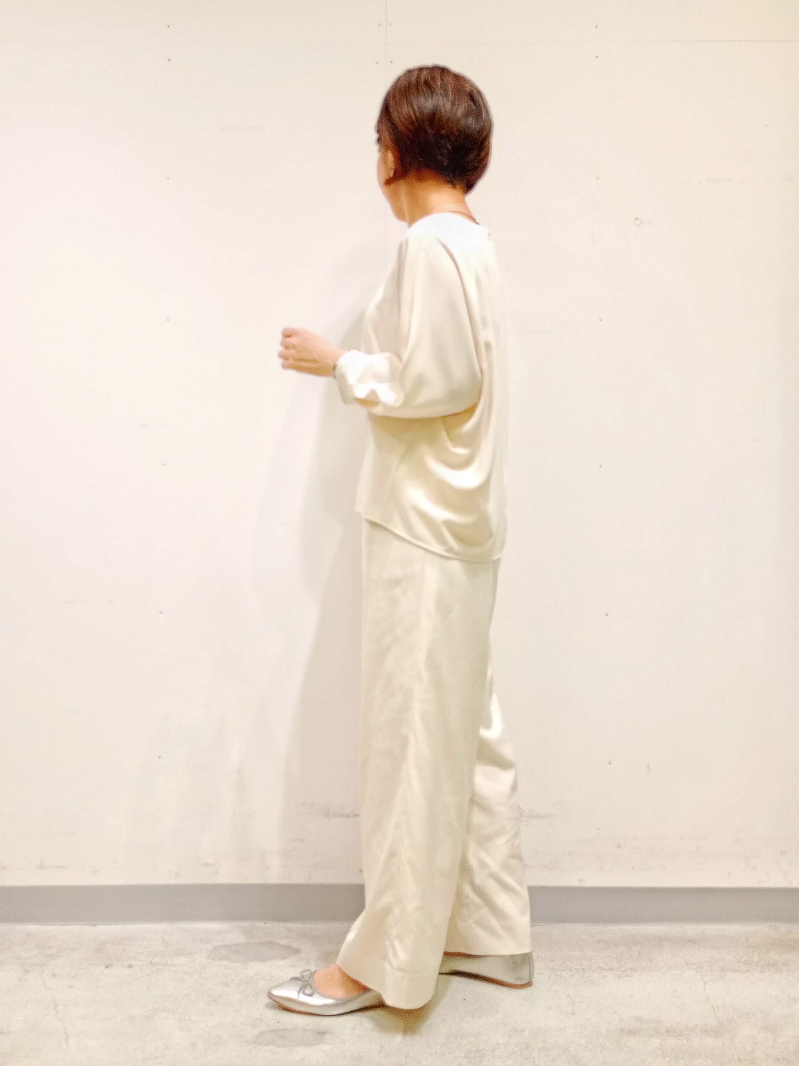Kさんの「INDIVI｜【接触冷感／透湿／着る日傘】ドルマントップス」を使ったコーディネート