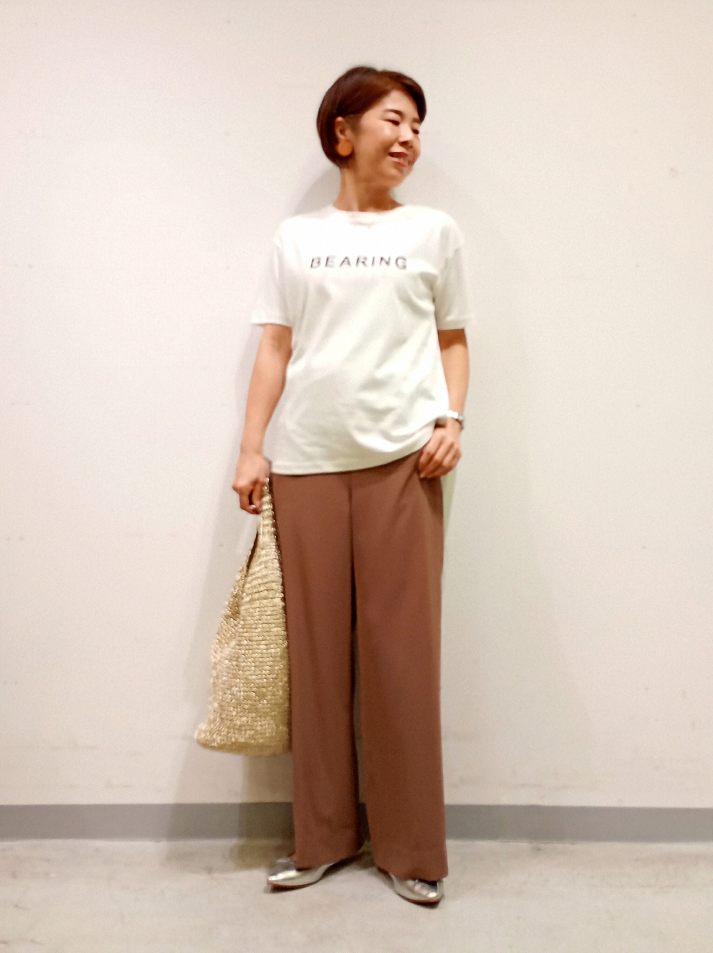 Kさんの「INDIVI｜【接触冷感／透湿／着る日傘】ドルマンダブルジャケット」を使ったコーディネート