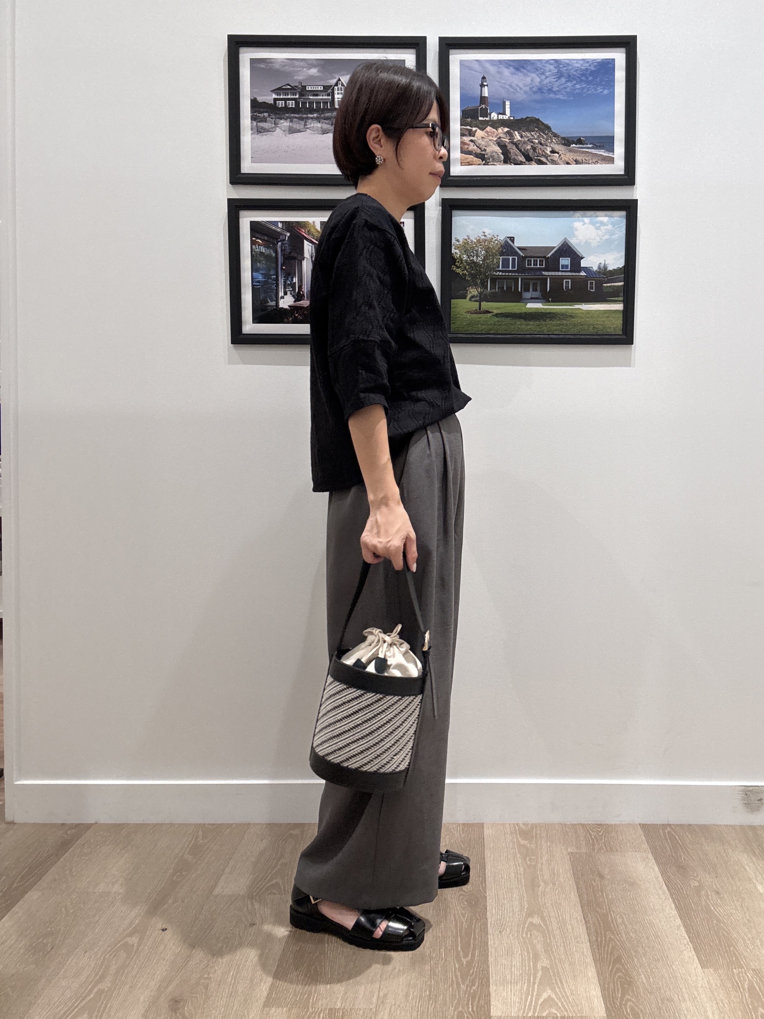 Naoさんの「Dessin｜【洗える】七分袖レースカットソー」を使ったコーディネート