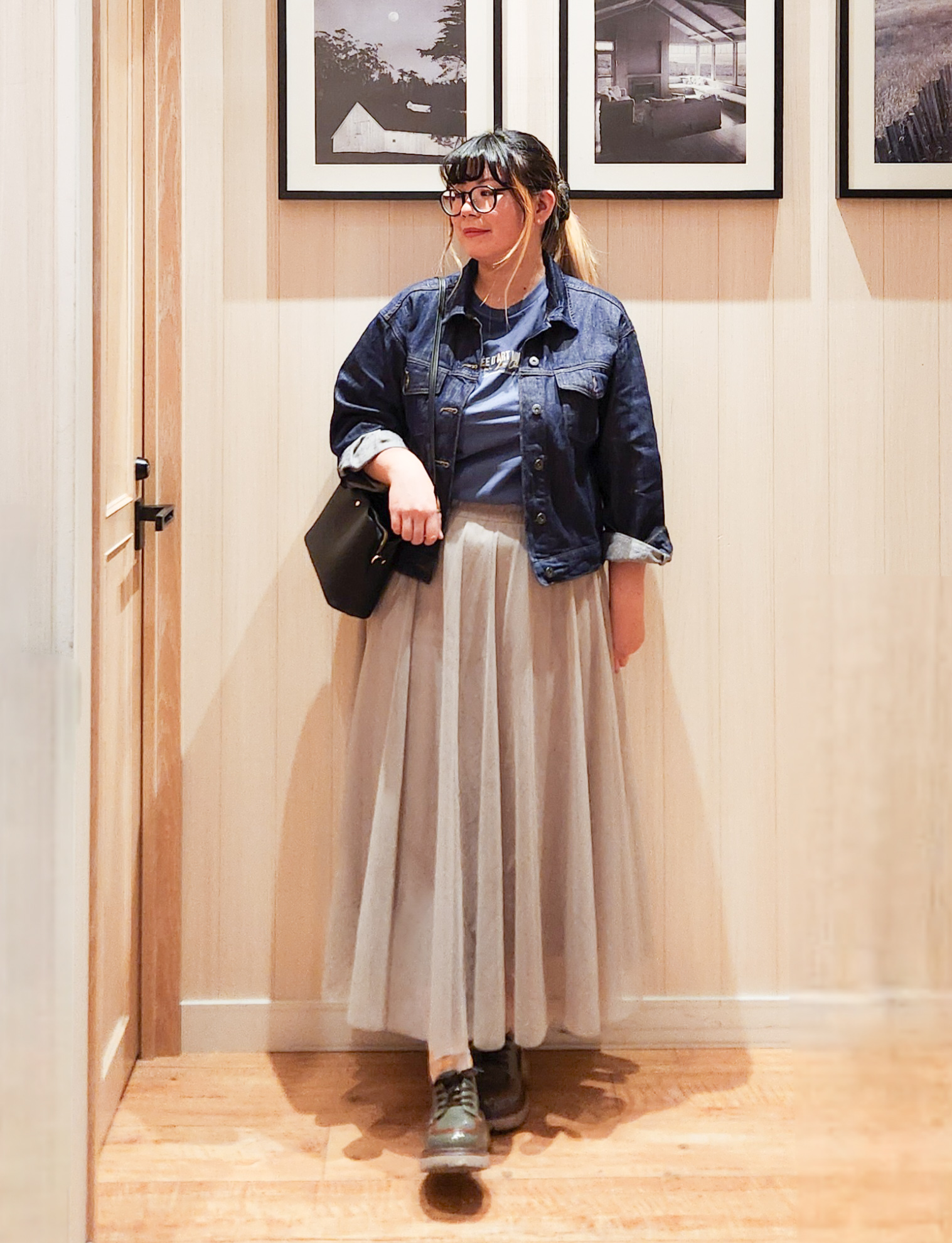 れーやんさんの「SHOO･LA･RUE｜【SHOO・LA・RUE DENIM】羽織るだけでこなれる　オーバーサイズデニムジャケット」を使ったコーディネート