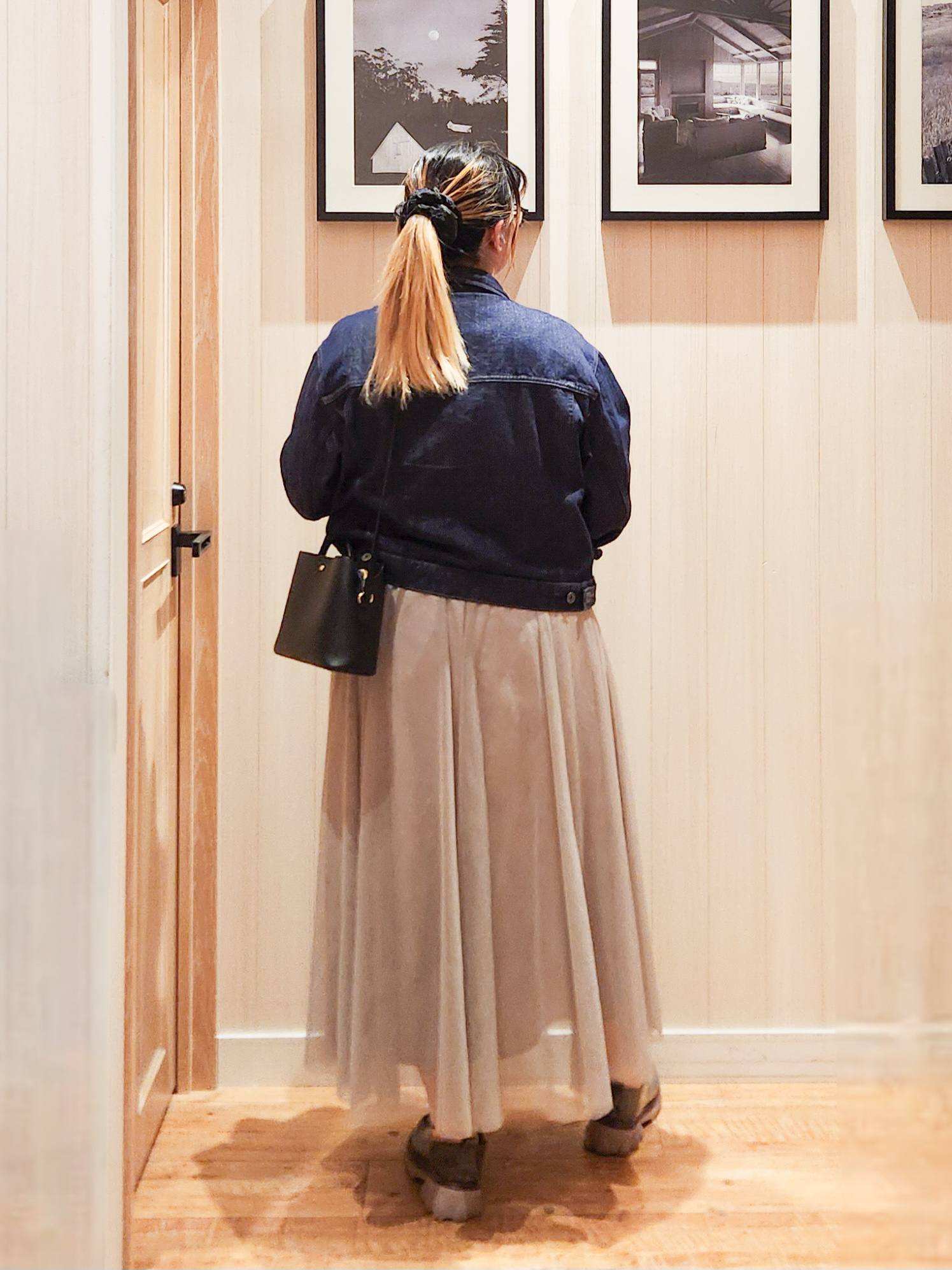 れーやんさんの「SHOO･LA･RUE｜【SHOO・LA・RUE DENIM】羽織るだけでこなれる　オーバーサイズデニムジャケット」を使ったコーディネート