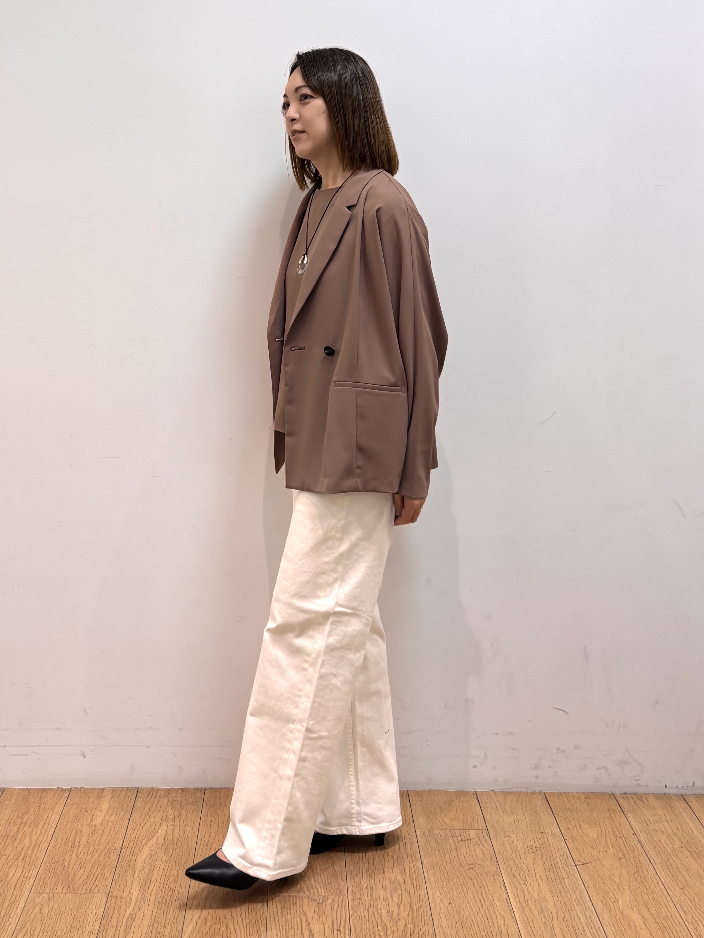 mikkoさんの「INDIVI｜【接触冷感／透湿／着る日傘】ドルマントップス」を使ったコーディネート
