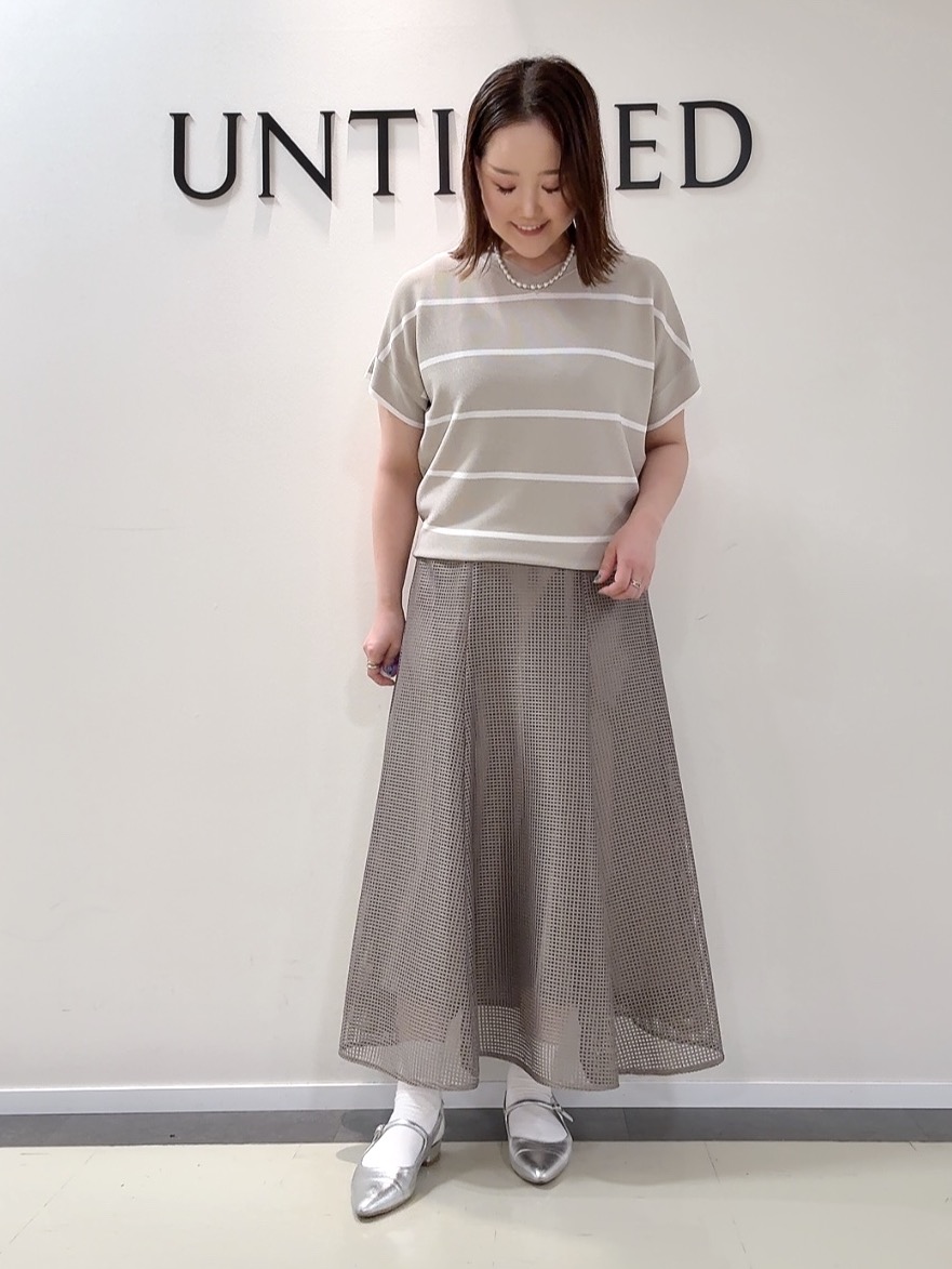YUIさんの「UNTITLED｜◆【洗える/ストレッチ性】ダブルブレストジャケット」を使ったコーディネート