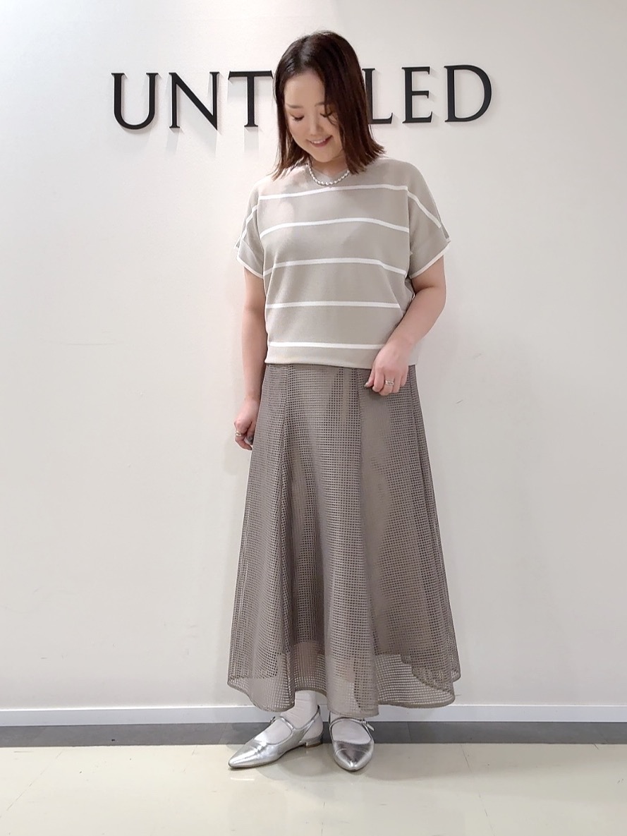 YUIさんの「UNTITLED｜◆【洗える/ストレッチ性】ダブルブレストジャケット」を使ったコーディネート