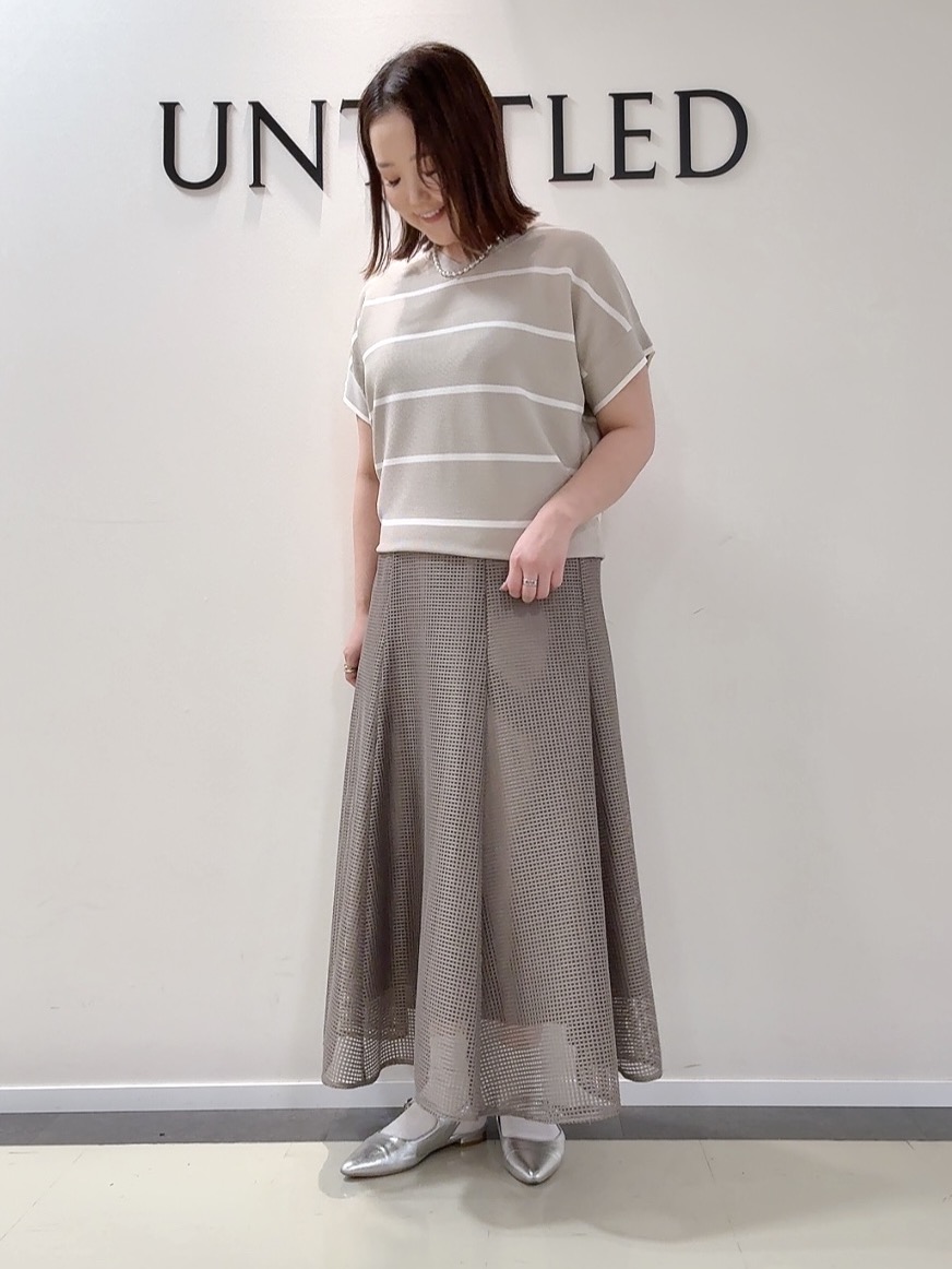 YUIさんの「UNTITLED｜◆【洗える/ストレッチ性】ダブルブレストジャケット」を使ったコーディネート